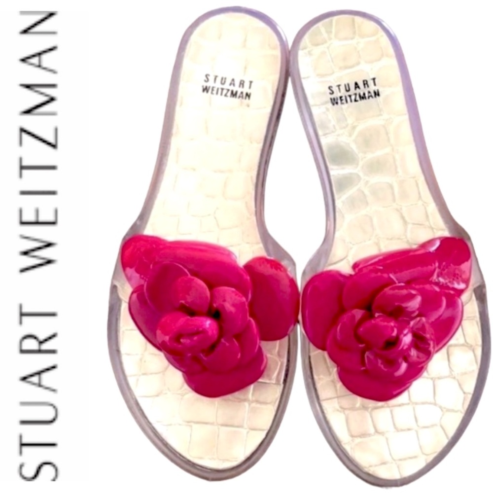 STUART WEITZMAN🌺Bloom Jelly Sandals